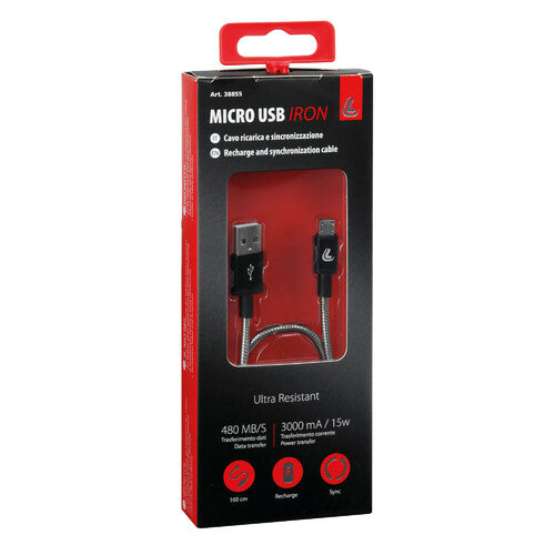 38855 Iron, cavo Usb > Micro Usb - 100 cm