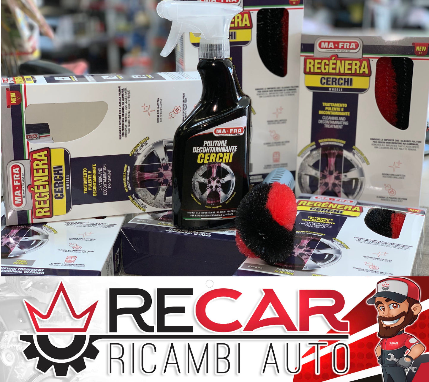 DECONTAMINANTE RIGENERA CERCHI IN LEGA H0956