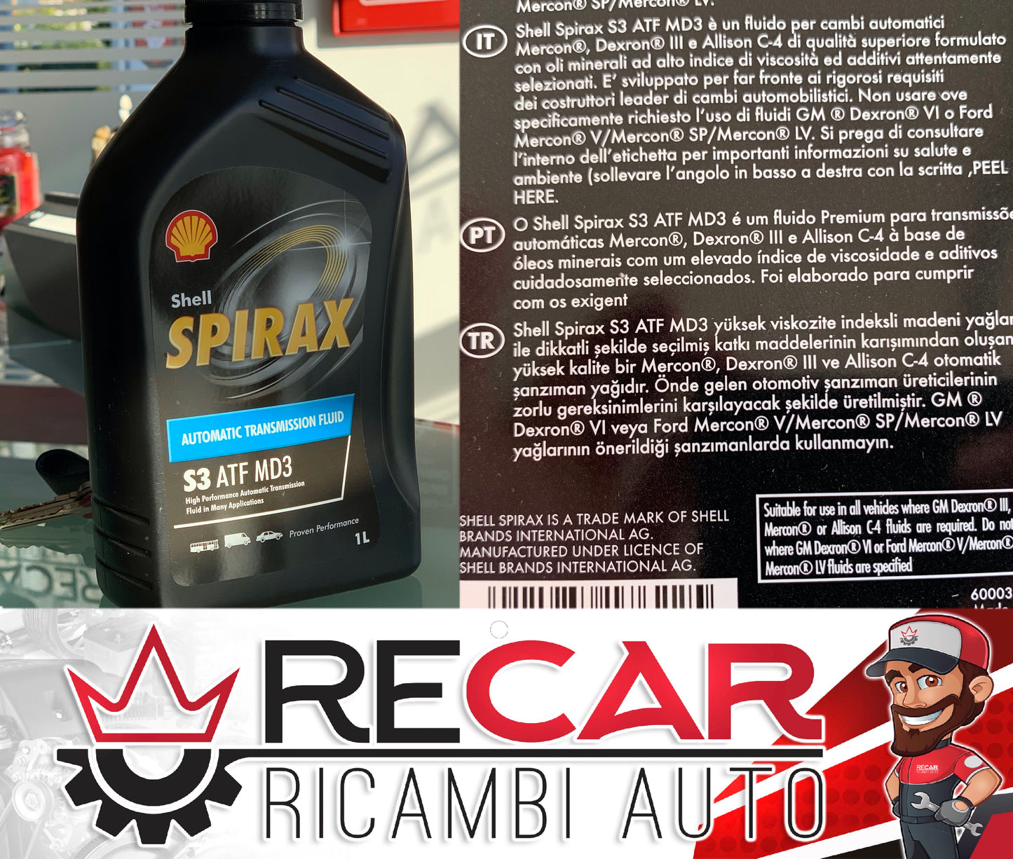 SHELL SPIRAX S3 ATF MD3