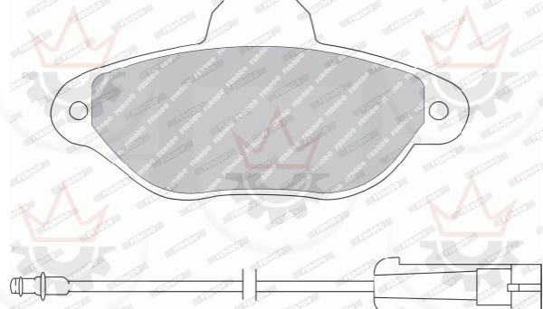 PASTIGLIE FRENO CHAMPION = FDB925B