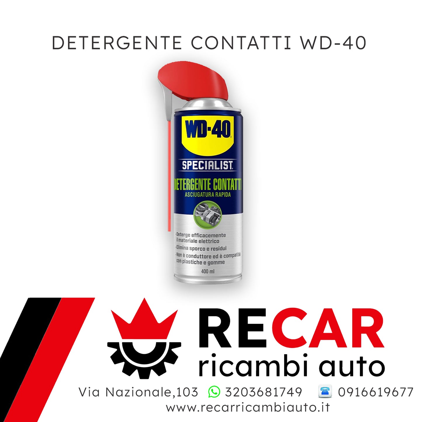 DETERGENTE CONTATTI WD400
