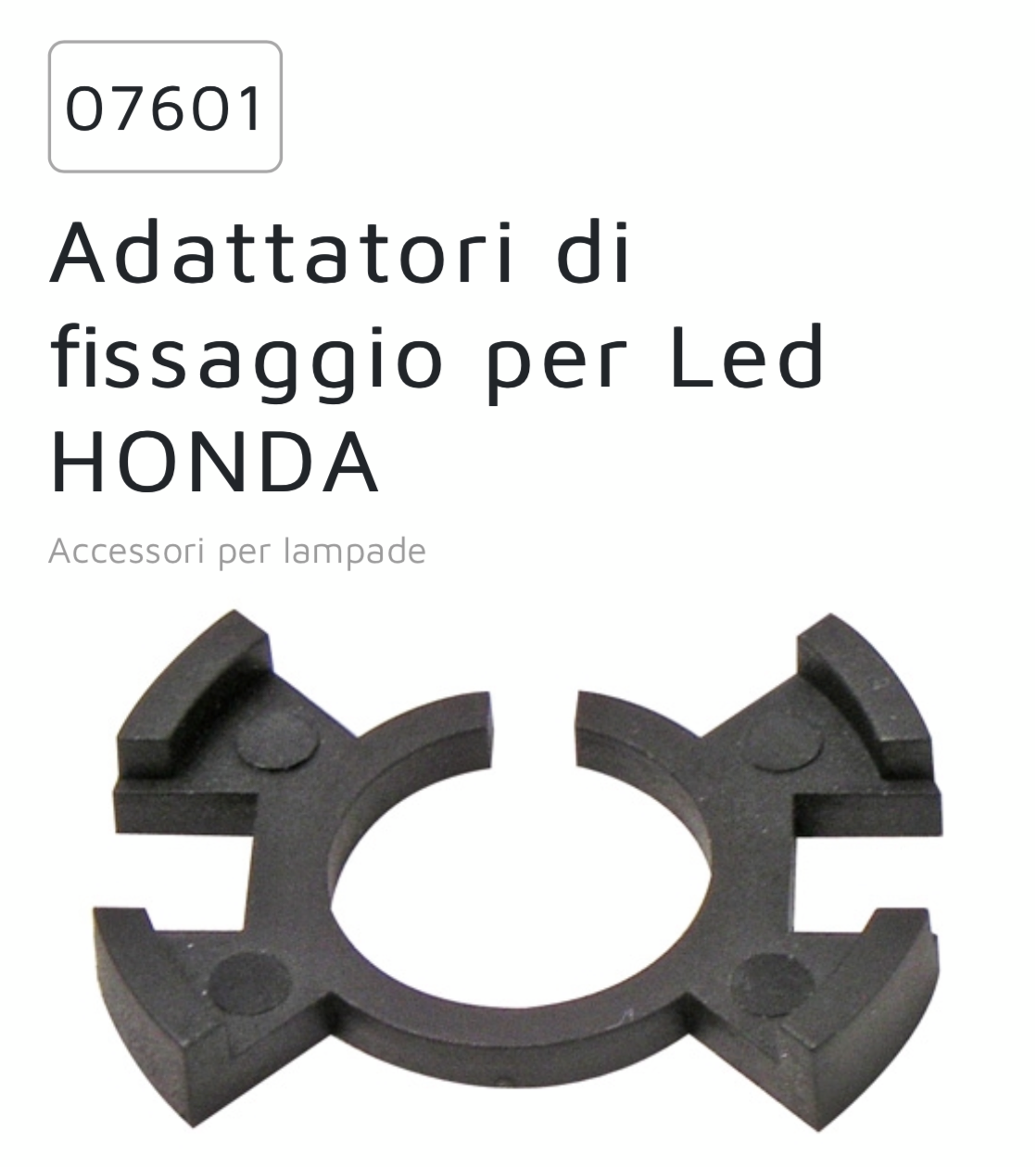 KIT COPPIA ADATTATORI LED 07601