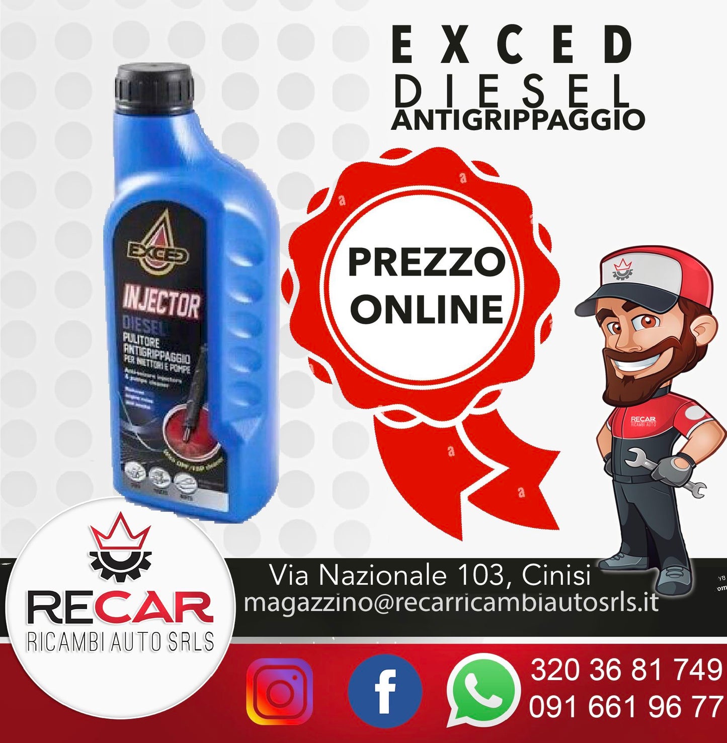EXCED INJECTOR DIESEL CLEANER ***PREZZO SOLO WEB***