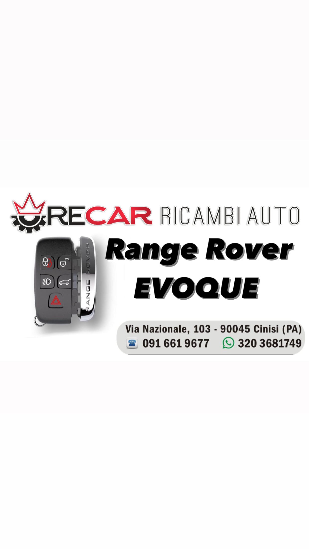 GUSCIO CHIAVE LAND ROVER RANGE ROVER EVOQUE