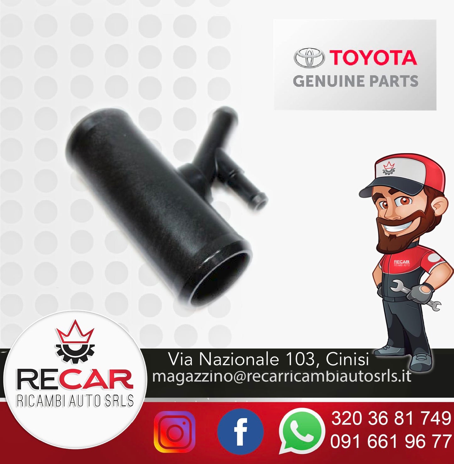 16577-26020 RACCORDO ORIGINALE TOYOTA RAV 4