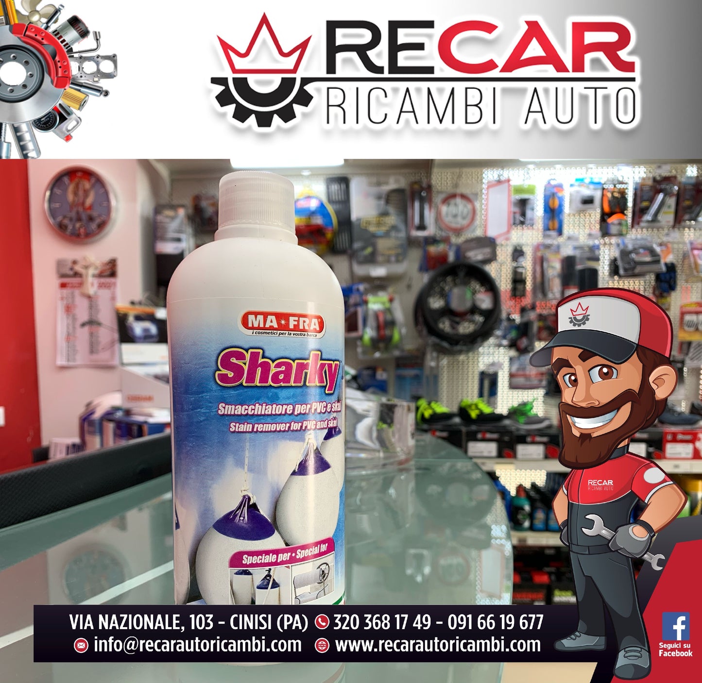 SHARKY PULITORE PROFESSIONALE MAFRA NAUTICA H0005