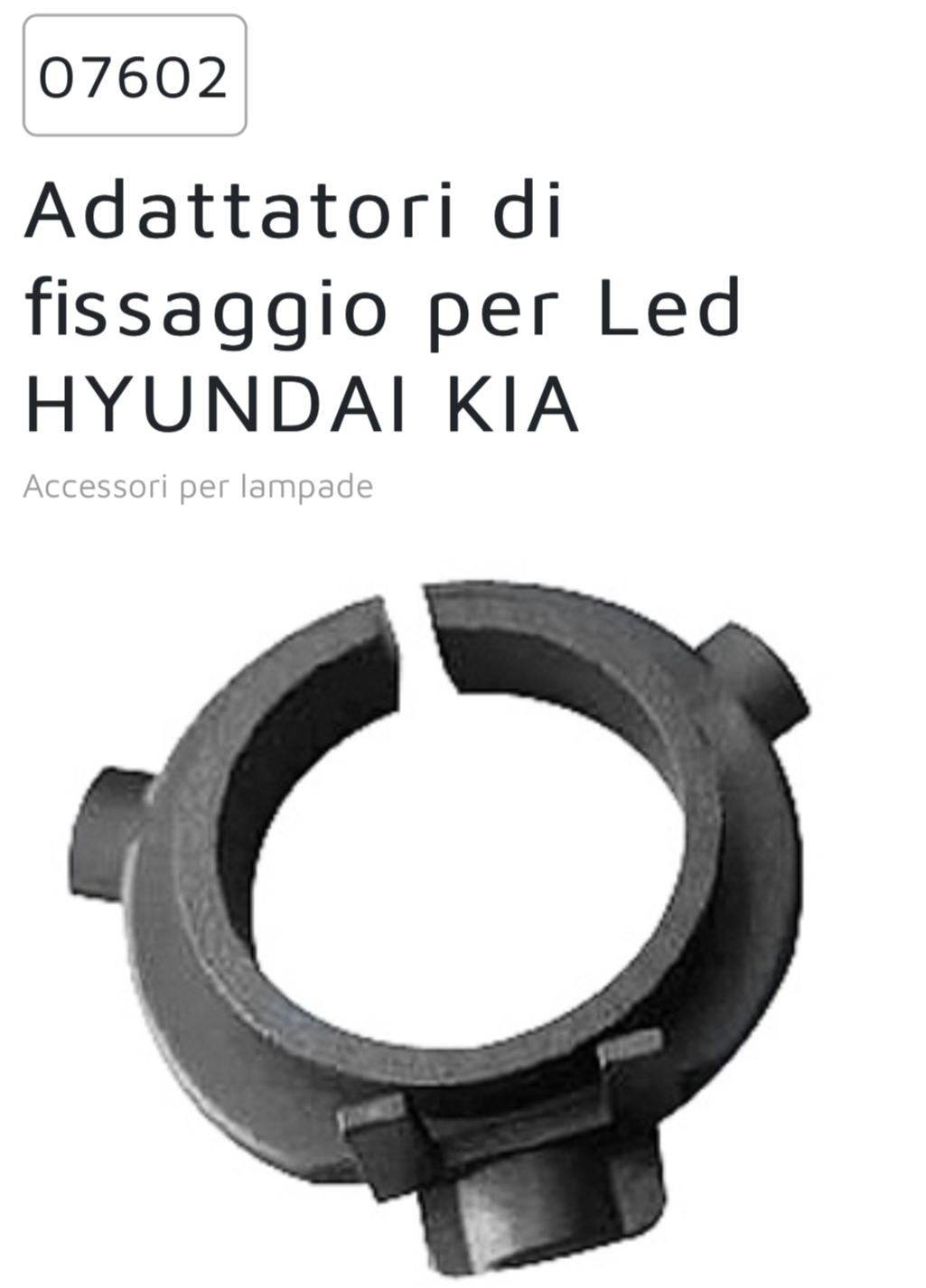 KIT COPPIA ADATTATORI LED 07602