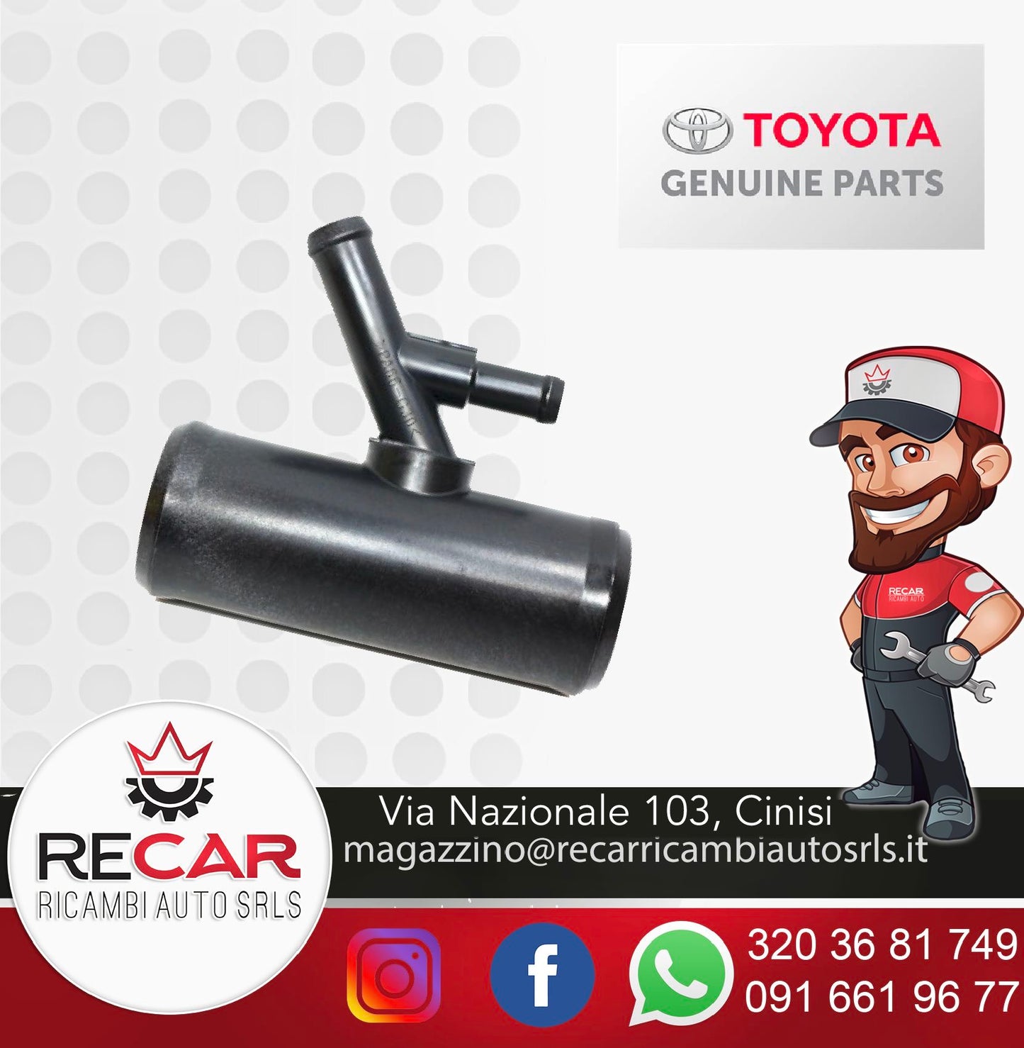 16577-26020 RACCORDO ORIGINALE TOYOTA RAV 4