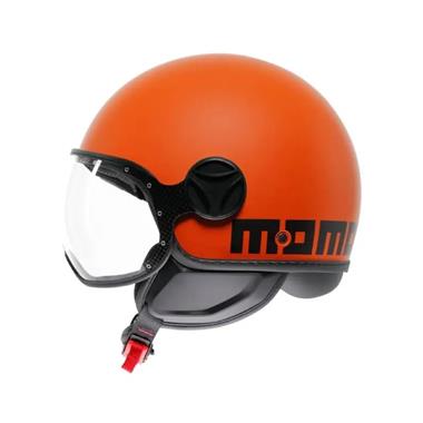 CASCO JET FGTR CLASSIC MOMODESIGN E2206 MONO ARANCIO OPACO NERO 21184A7001018