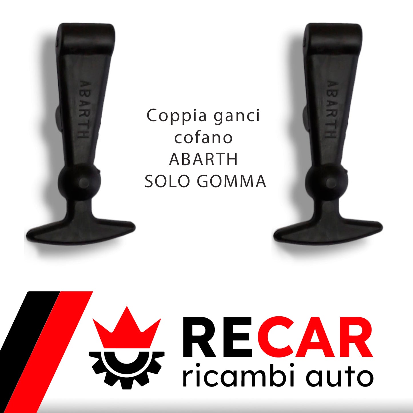 GANCIO COFANO SOLO GOMMA ABARTH