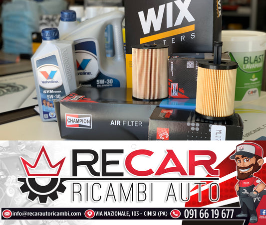 KIT0002REC KIT TAGLIANDO GOLF V 1.9 TDI 105 CV BJB, BKC, BXE, BLS