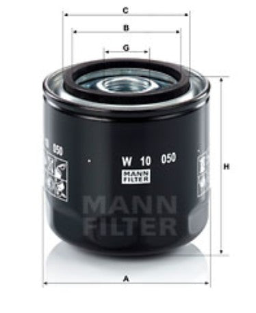 W10050 filtro olio