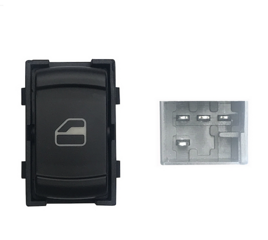 INTERRUTTOR ALZAVETRO  ANT. DX / POST.SX=DX,GOLF 97>03 /PASSAT 00>05- 4 PIN