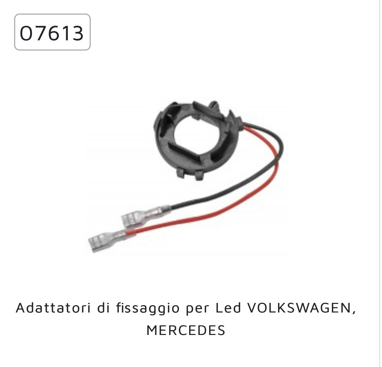 Kit coppia adattatori led 07613