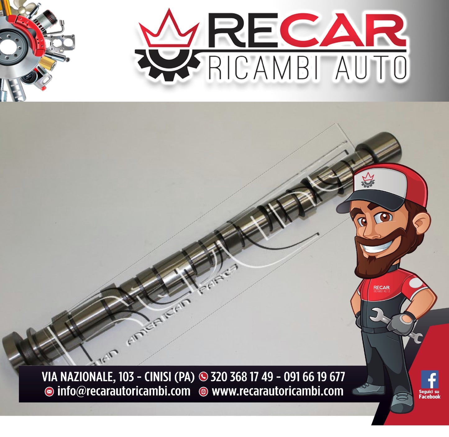 16DA002 ALBERO A CAMME PORTER