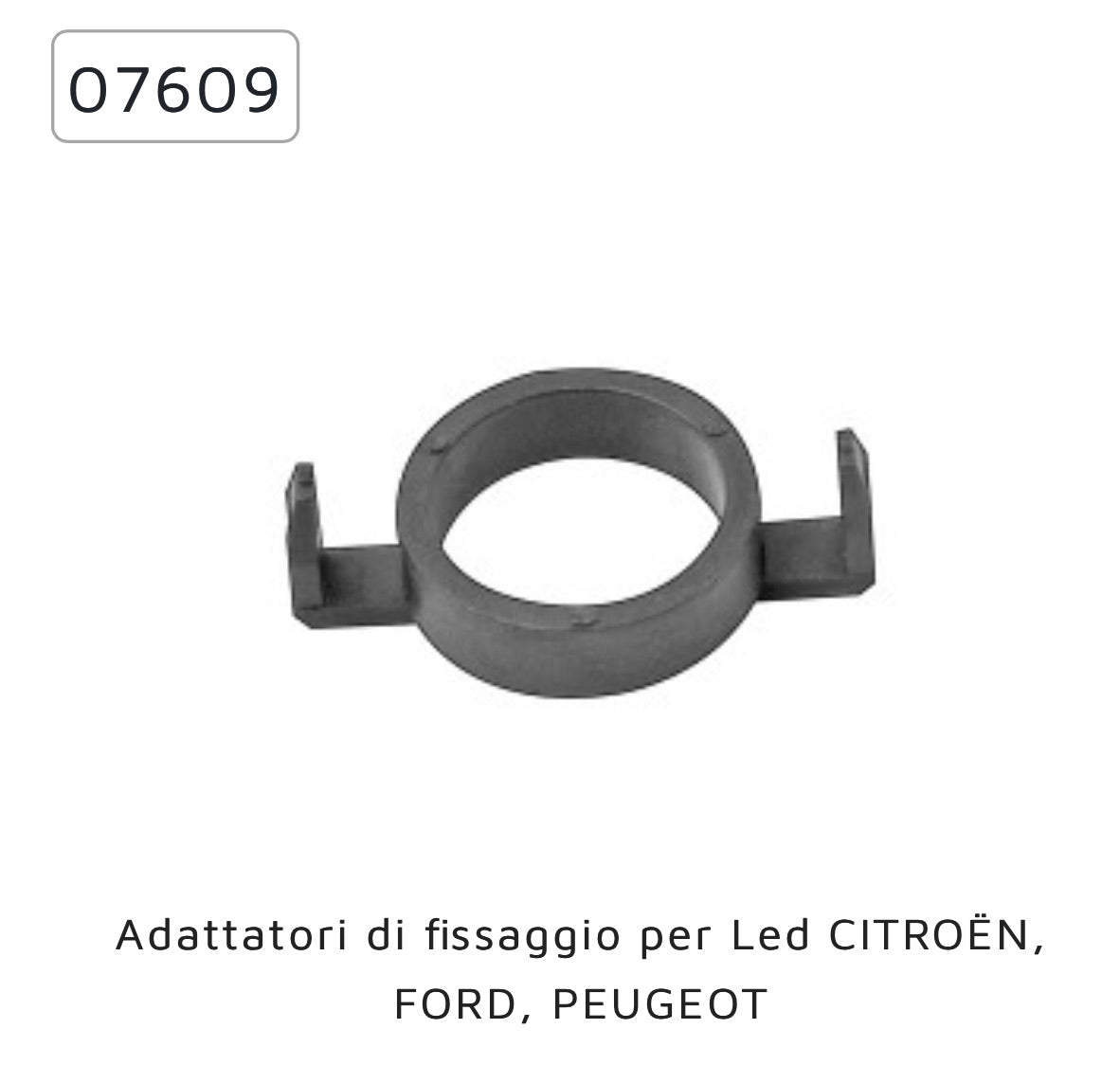 Kit coppia adattatori led 07609