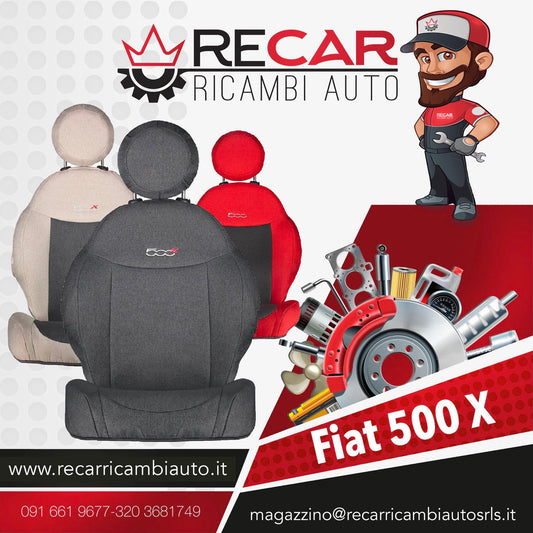 COPRISEDILI SU MISURA FODERE ANTERIORI PER FIAT 500x