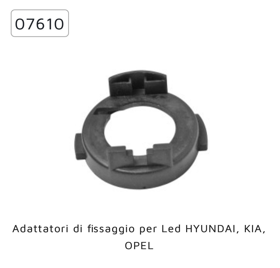 Kit coppia adattatori led 07610