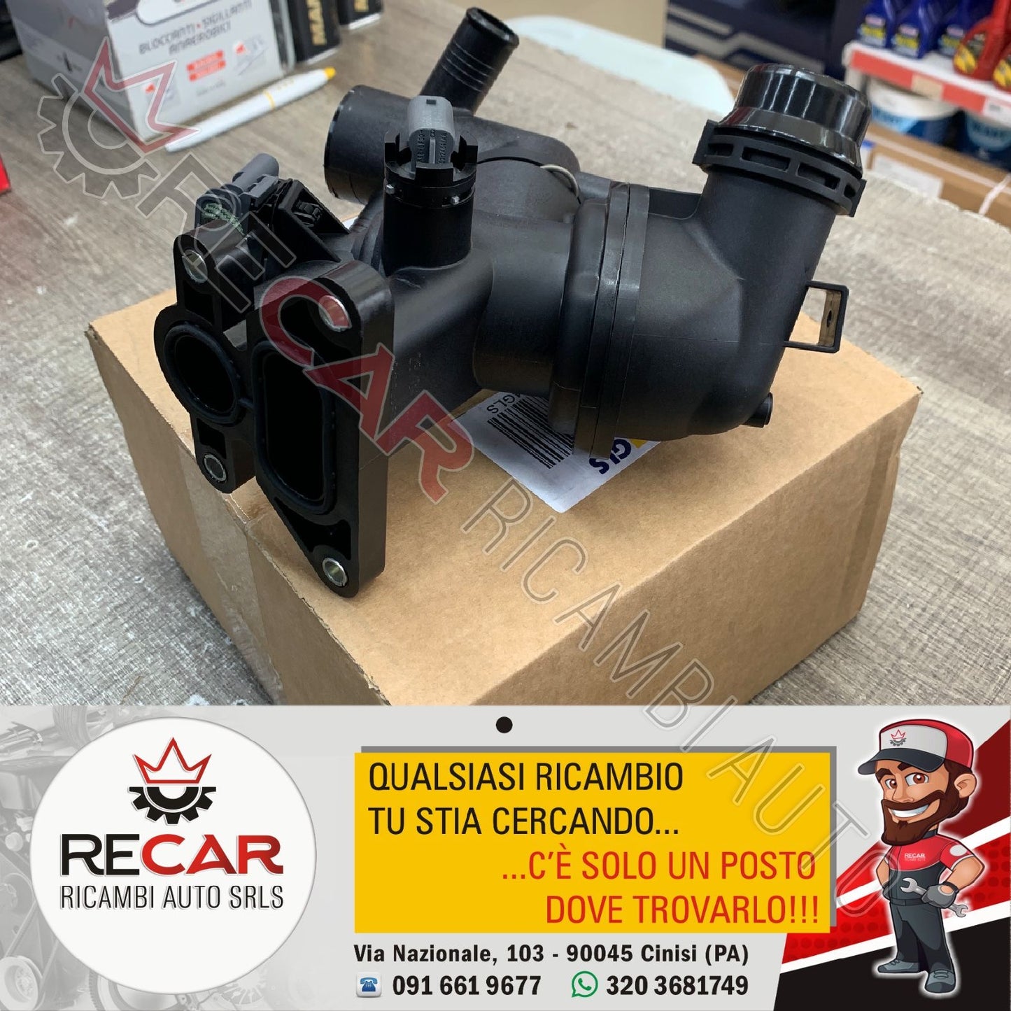 LR105975 FLANGIA TERMOSTATO LAND ROVER EVOQUE VEMO V48-99-0006