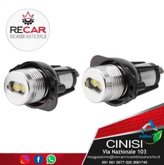 Kit 2 lampadine a 2 LED - 6W 400lm - 6500K per BMW con faro lenticolare