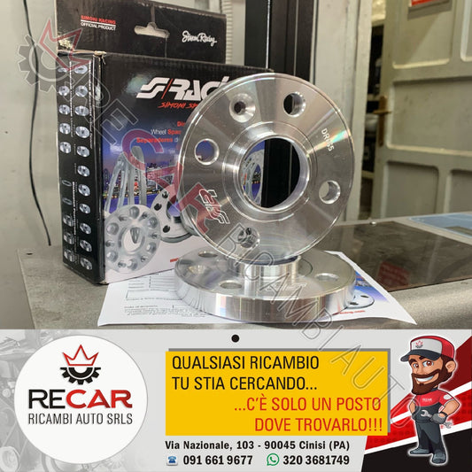 KIT 4 DISTANZIALI MINI r50 r53 INCLUSI BULLONI
